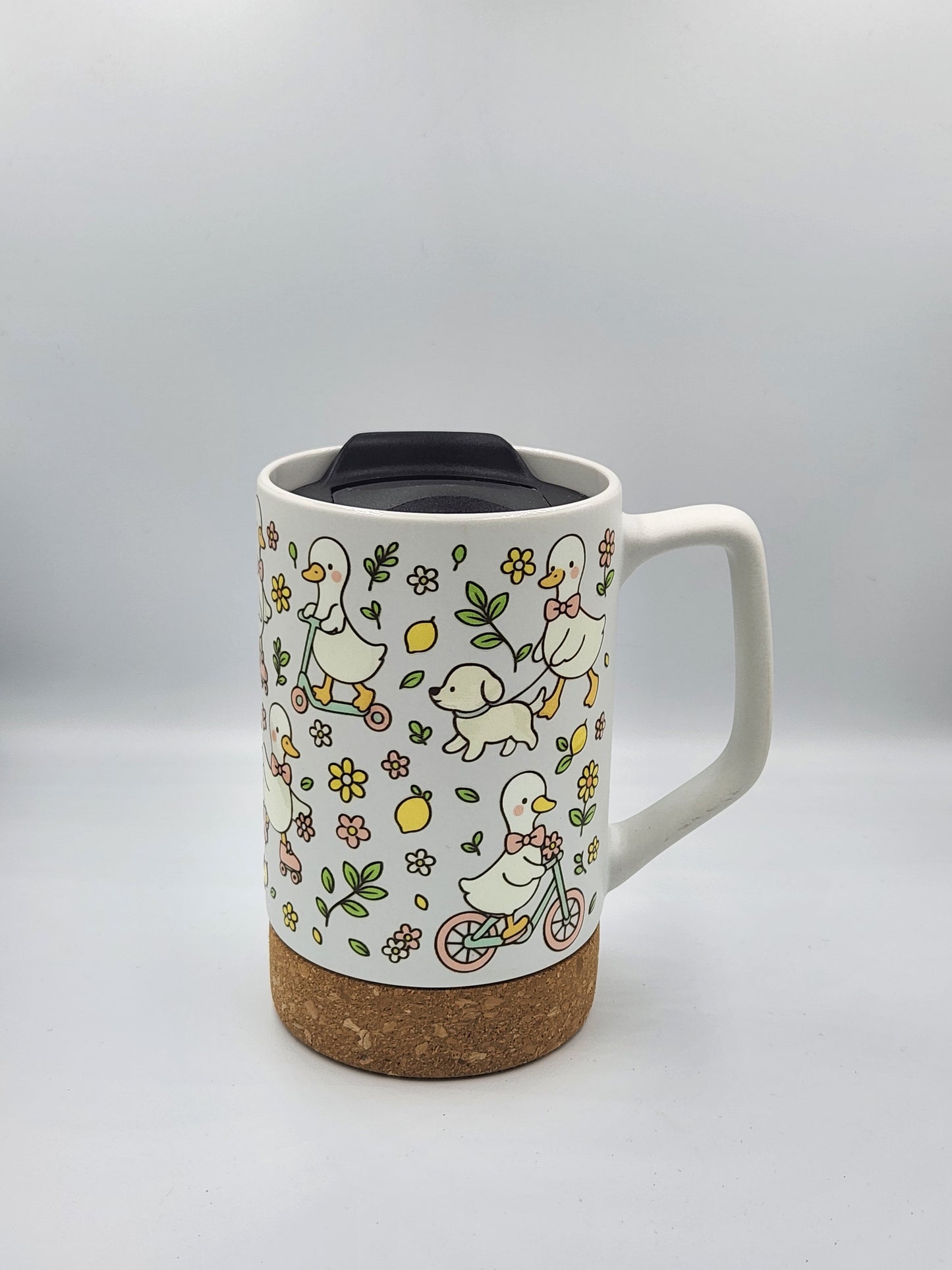 Ducks, Puppies, & Lemons Ceramic Mugs