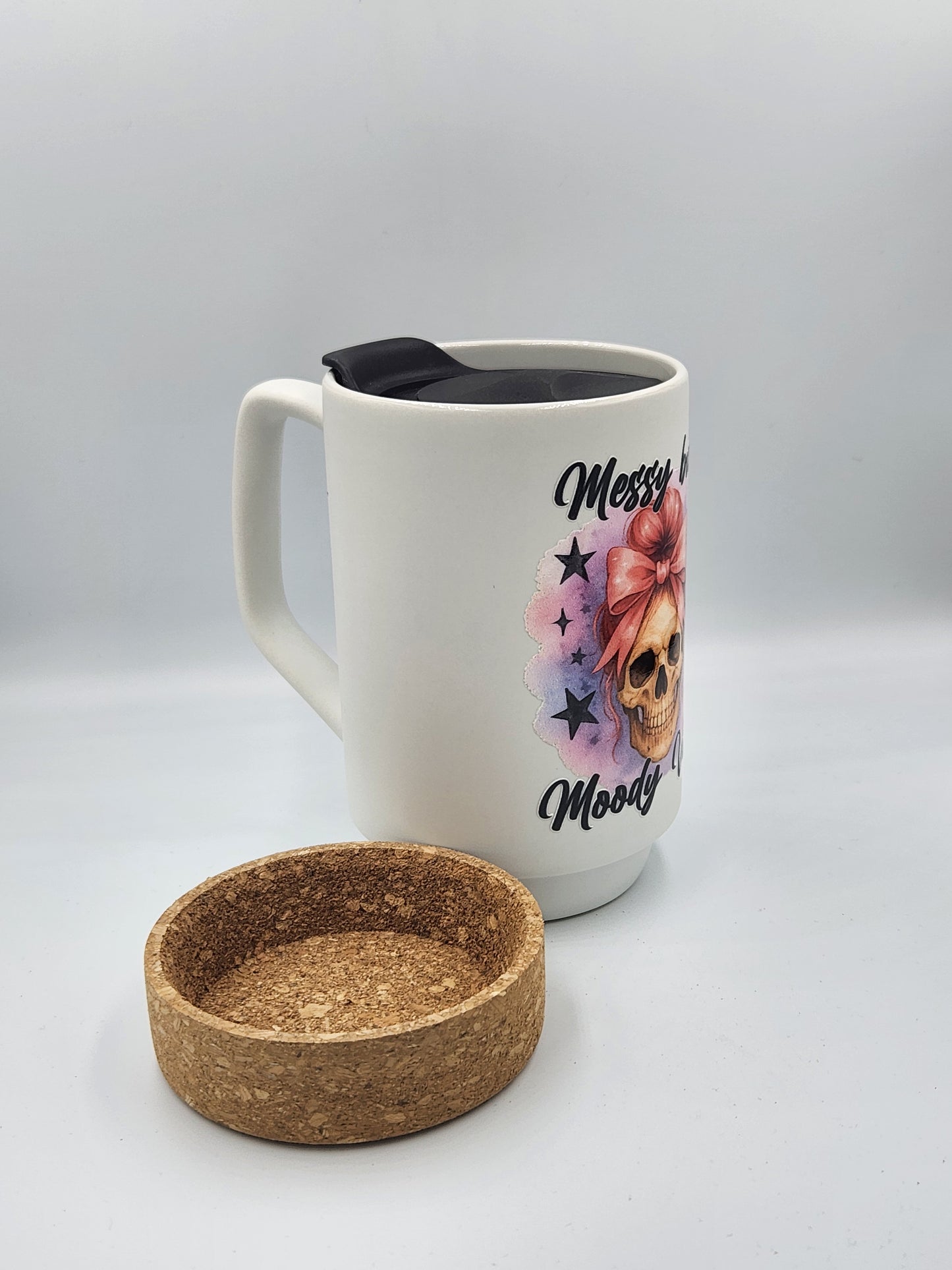 Messy Bun Moody Vibes Ceramic Mug
