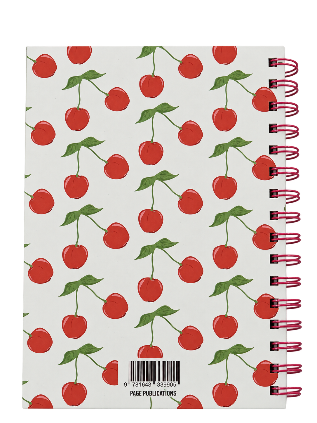 Cherry Pop Foil Spiral Notebook | Grab Life by the Cherries