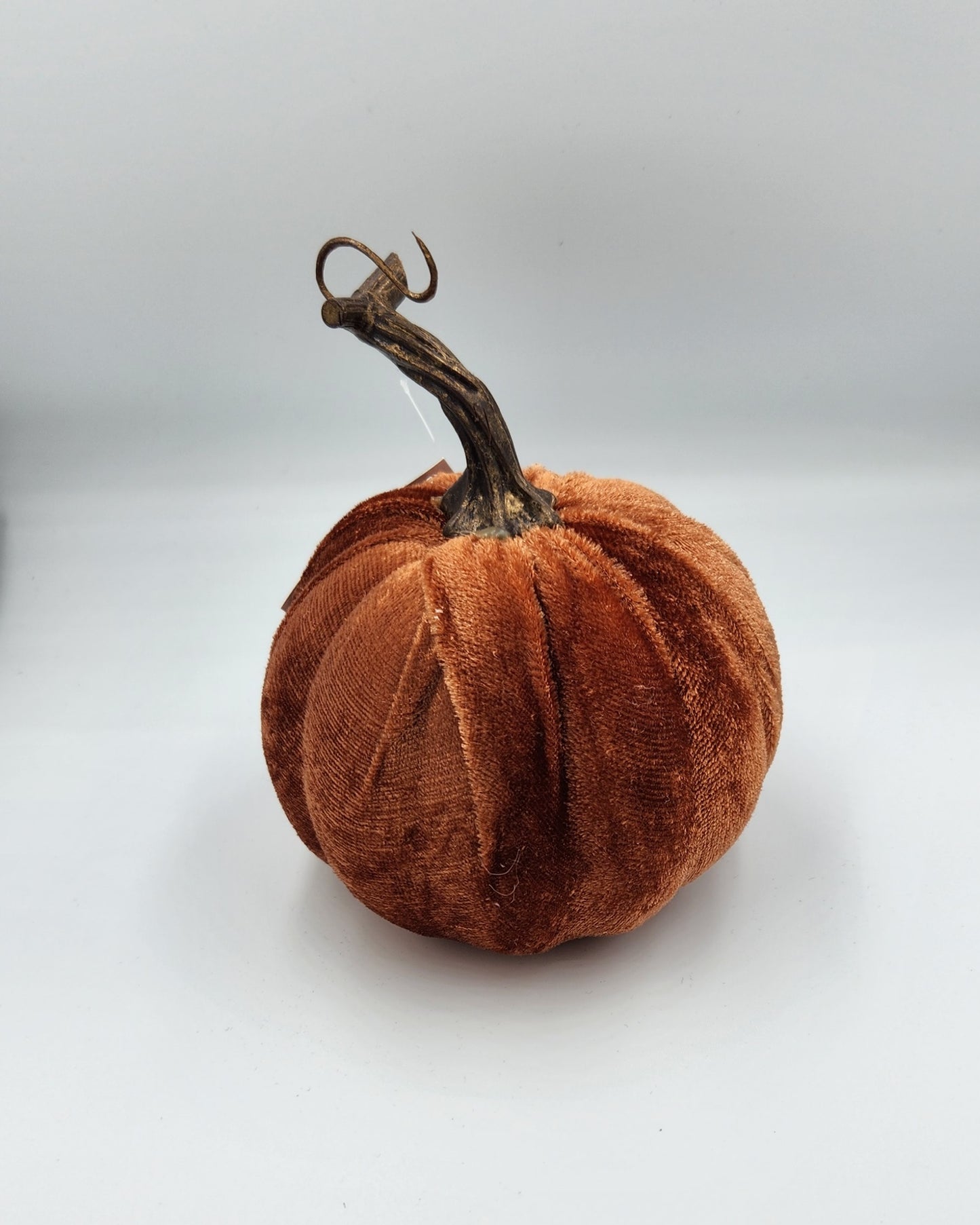 Small Velvet Pumpkin 4 inch