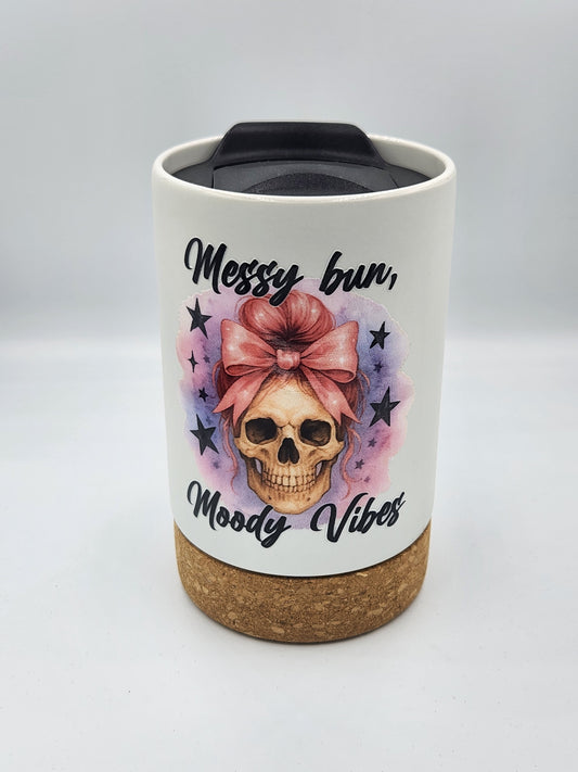 Messy Bun Moody Vibes Ceramic Mug