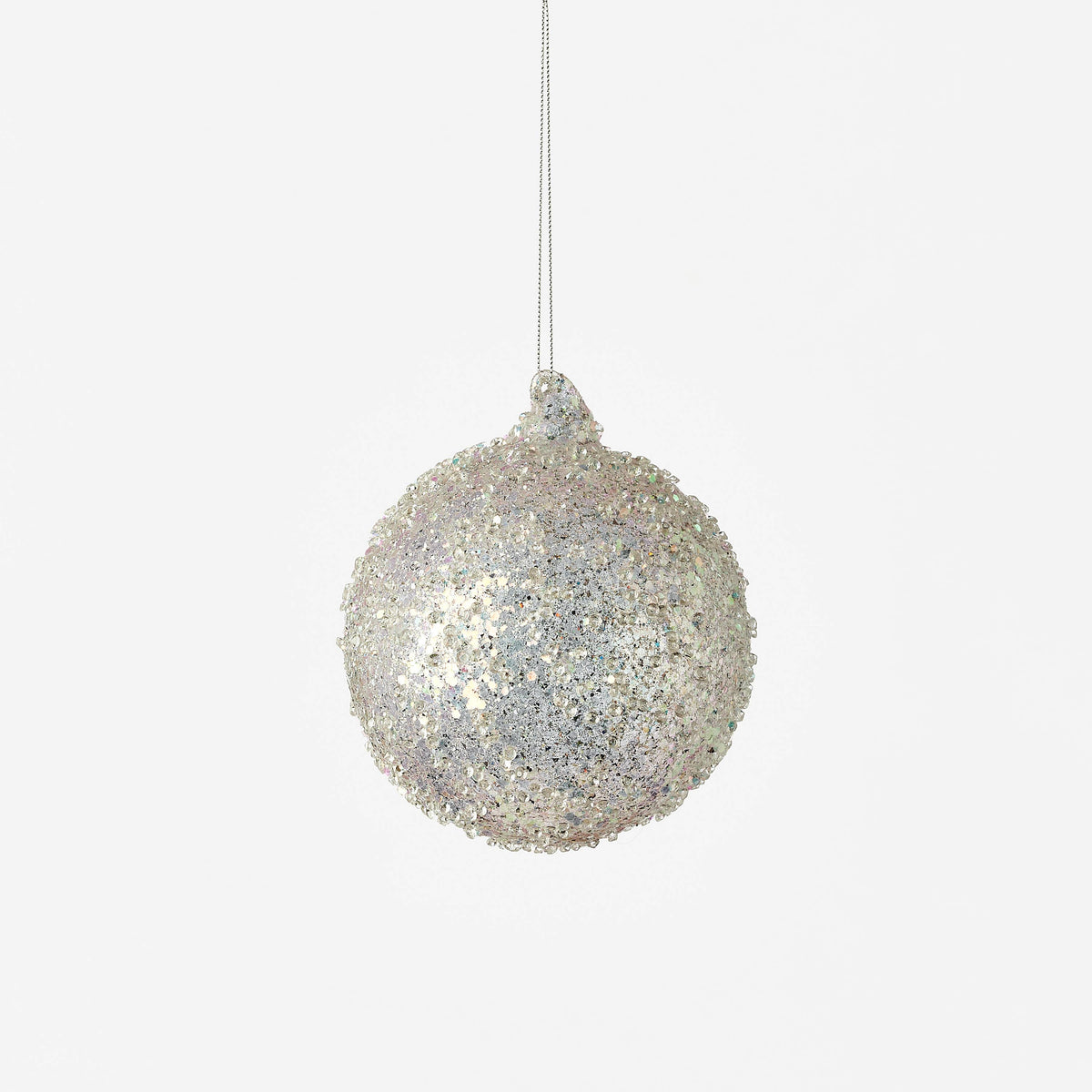 Sparkle Glass Ball Ornament, 5"