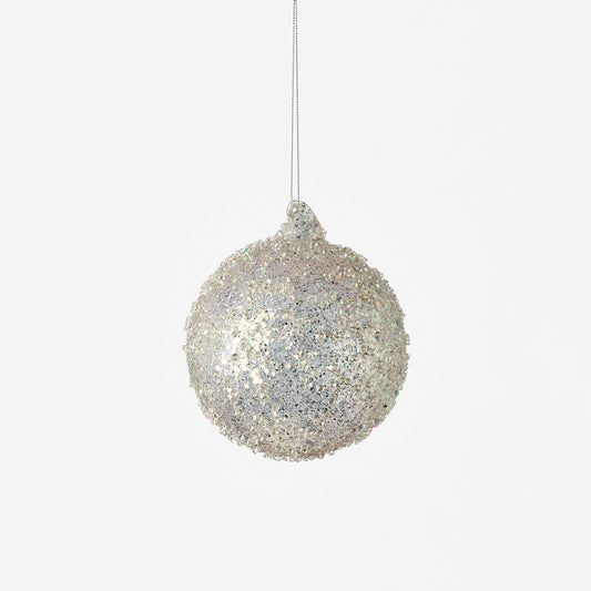 Sparkle Glass Ball Ornament, 5"